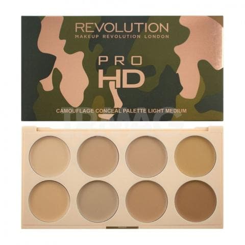 Набор консилеров на палетке Makeup Revolution Ultra Pro HD Camouflage, Light Medium