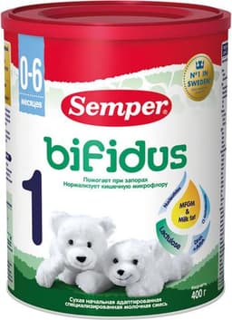 Молочная смесь Semper бифидус