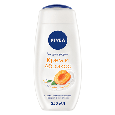 Гель для душа Nivea Крем и абрикос