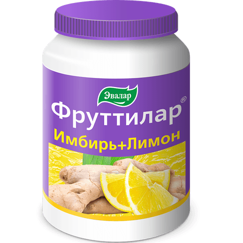 Фруттилар Имбирь+лимон Эвалар