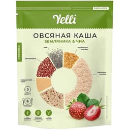 Yelli ОВСЯНАЯ КАША с земляникой и чиа