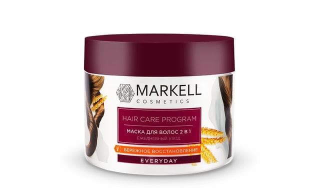 Маска для волос 2 в 1 Markell Everyday, ежедневный уход
