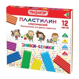 Пластилин классический ПИФАГОР "ЭНИКИ-БЕНИКИ"
