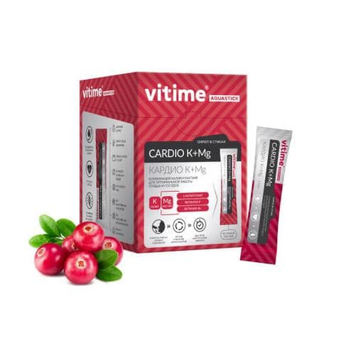 Vitime Aquastick CARDIO K + MG