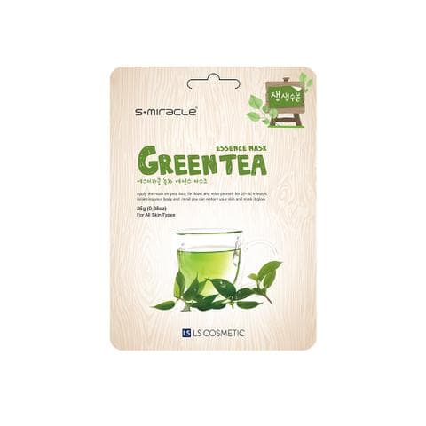 Маска для лица S+miracle Green Tea Essence