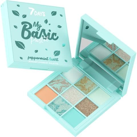 Палетка пигментов 7 Days My Basic Pastel, тон 102