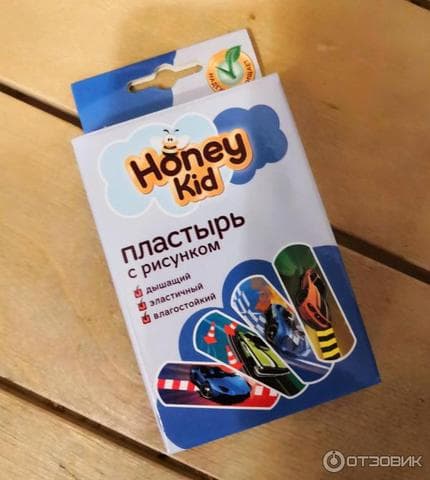 Пластырь с рисунком "Honey Kid"