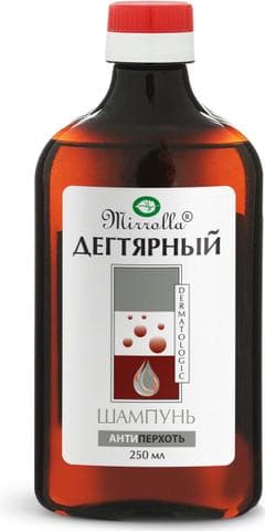 Шампунь Mirrolla Дегтярный против перхоти