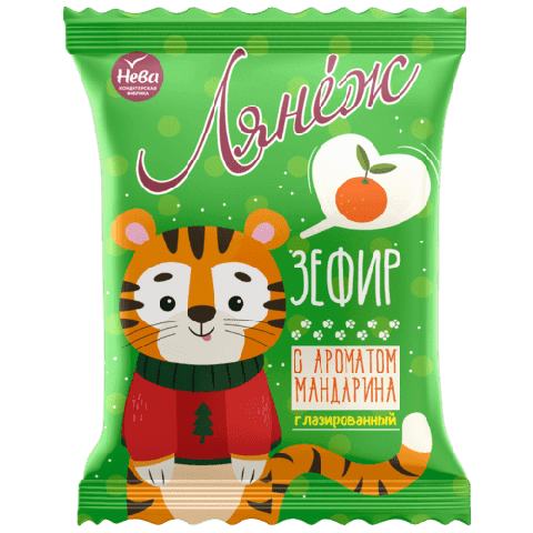 Зефир с ароматом мандарина " лянеж"