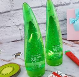 Успокаивающий гель для лица и тела Wokali Aloe Ver