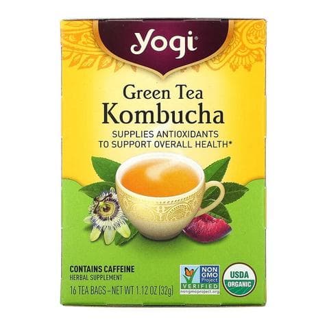 Зеленый чай комбуча Yogi Tea