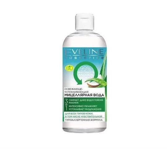 Мицеллярная вода Eveline cosmetics Facemed алоэ вера и кокос