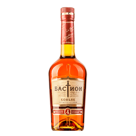 Коньяк БАСТИОН 4 года 0.5л