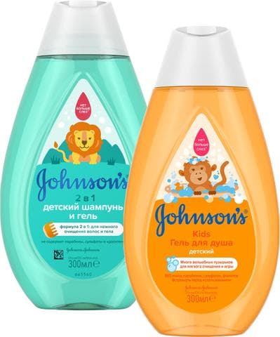 Детский гель для душа Johnsons Kids