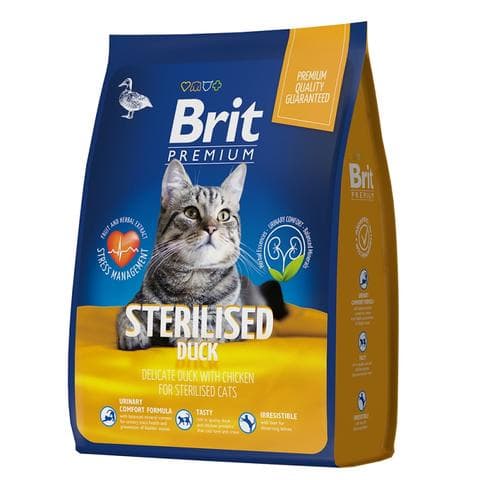 Brit Premium Cat Sterilized Chicken с курицей