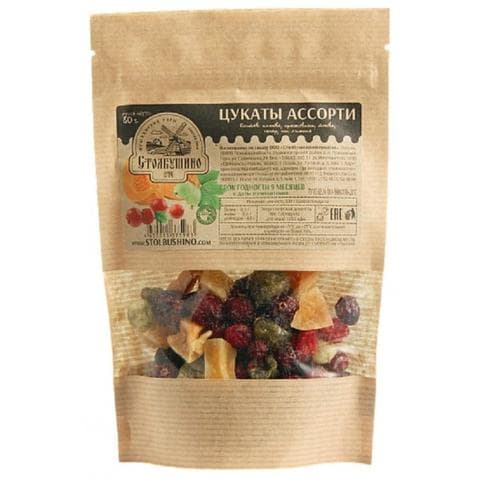 Цукаты Столбушинские ассорти