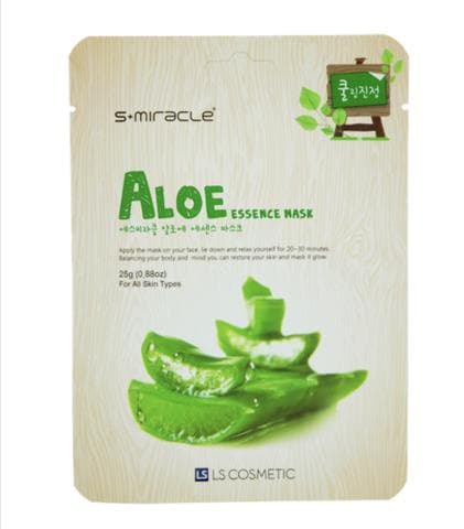 Тканевая маска для лица S+ miracle С алоэ Essence mask