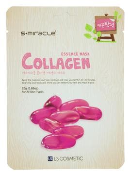 Маска для лица тканевая S+miracle Collagen