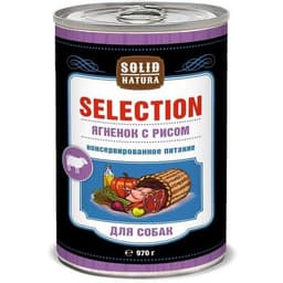 Solid Natura Selection Ягненок с рисом влажный кор