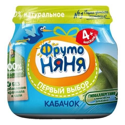Пюре "Фрутоняня"кабачок