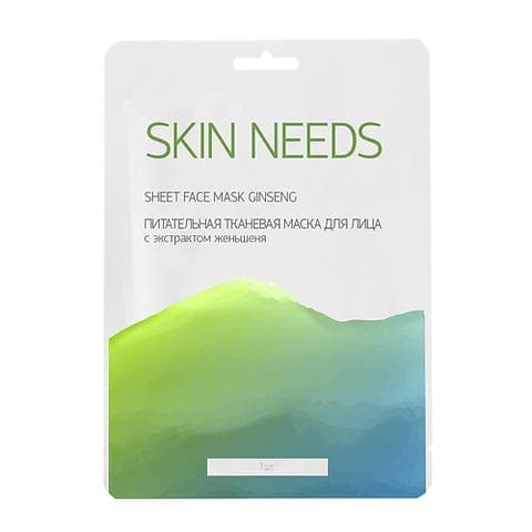 Тканевая маска для лица Skin needs С экстрактом женьшеня