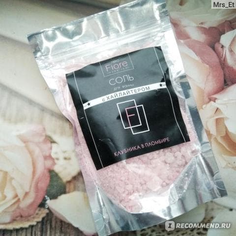 Соль для ванной Nero Fiore Strawberry in ice cream