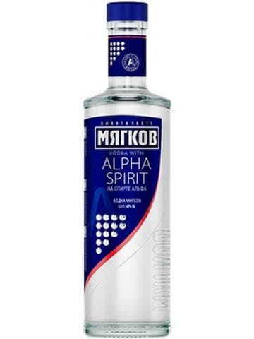Водка Мягков на спирте Альфа
