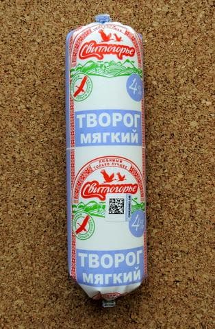 Творог "Свитлогорье" мягкий 4%