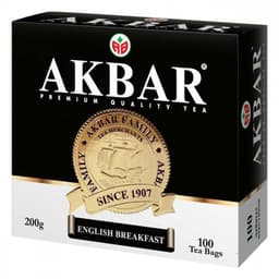Akbar English Breakfast черный чай 100 пак