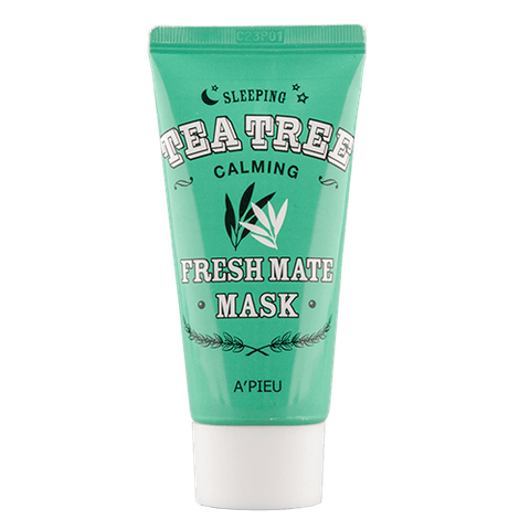 Ночная маска для лица FRESH MATE MASK A'PIEU успокаивающая с маслом чайного дерева