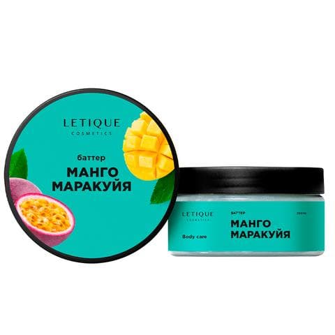 Крем-баттер для тела LETIQUE COSMETICS Манго-Маракуйя