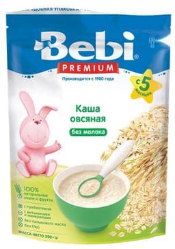 "Bebi Premium" безмолочная каша Овсяная