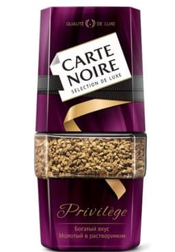 Кофе растворимый с молотым Carte Noire Privilege