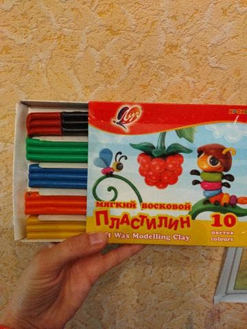 Мягкий пластилин Кроха Луч