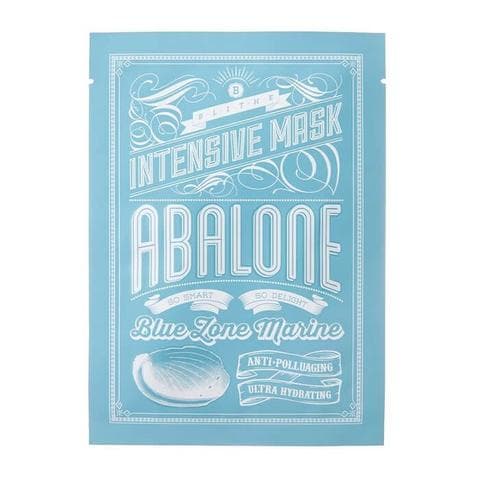 Тканевая маска BLITHE BLUE ZONE MARINE INTENSIVE MASK ABALONE