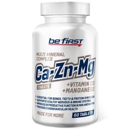 Be first Ca+Zn+Mg