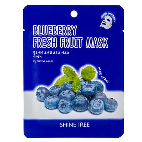 Маска для лица SHINETREE FRESH FRUIT с экстрактом черники