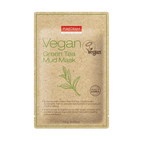 Маска для лица Purederm Vegan Green Tea
