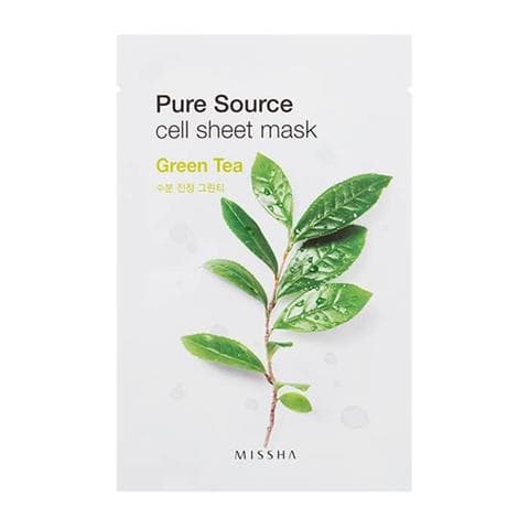 Тканевая маска Missha Pure Source Cell Sheet Mask Green Tea