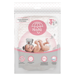 Подгузники Nani 3M 6-11кг 2шт
