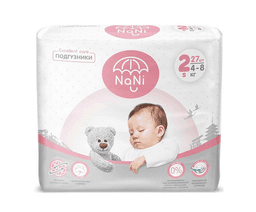 Подгузники Nani 2S 4-8кг 27шт