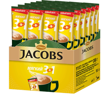 Кофе Jacobs 3 в 1 Мягкий