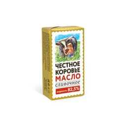 Сливочное масло "Честное коровье"  82,5%