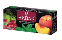 Чай черный Akbar "Садовые Фрукты", 25 пак