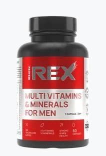 Комплекс для мужчин витамины и минералы REX strong (Мультивитамины для иммунитета)