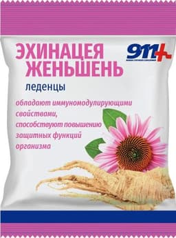 Леденцы 911 Эхинацея Женьшень