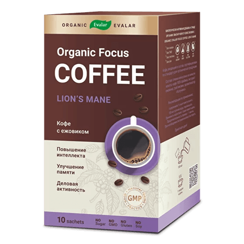 Кофе с ежовиком Organic Evalar focus