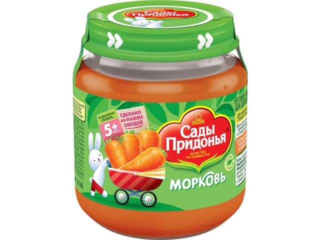 Детское пюре "Сады Придонья" - Морковь