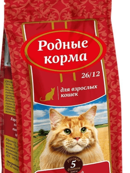 Сухой корм для кошек Родные корма с телятиной