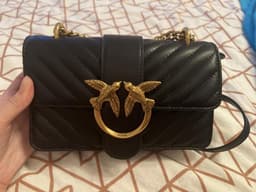 Сумка кросс-боди женская PINKO Love mini черная